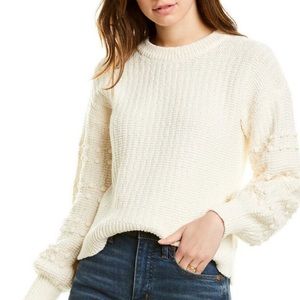 Madewell bobble sleeve sweater